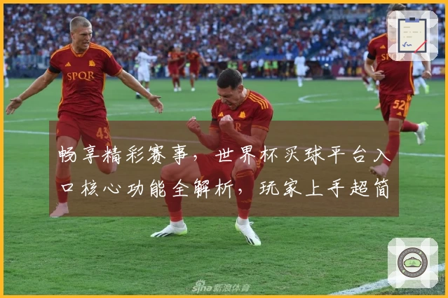 畅享精彩赛事，世界杯买球平台入口核心功能全解析，玩家上手超简单