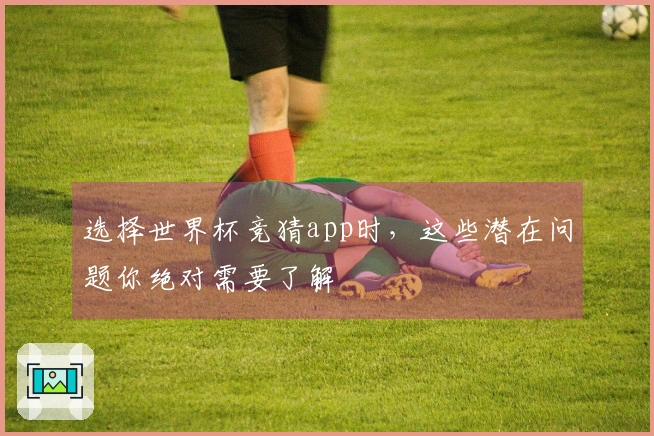 选择世界杯竞猜app时，这些潜在问题你绝对需要了解