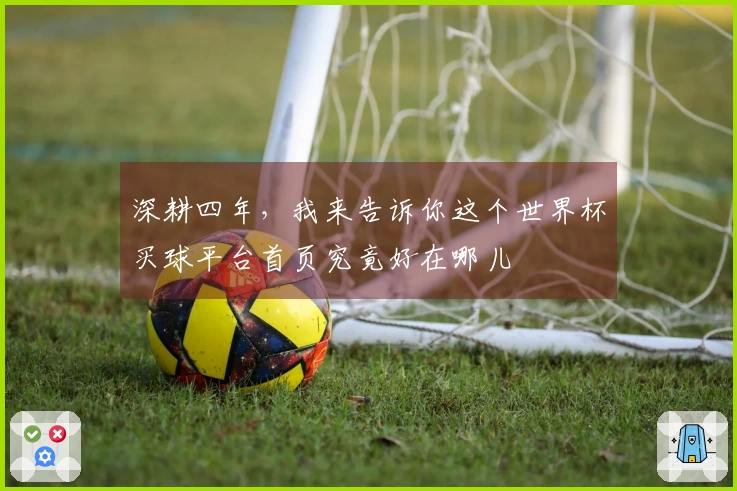 深耕四年，我来告诉你这个世界杯买球平台首页究竟好在哪儿